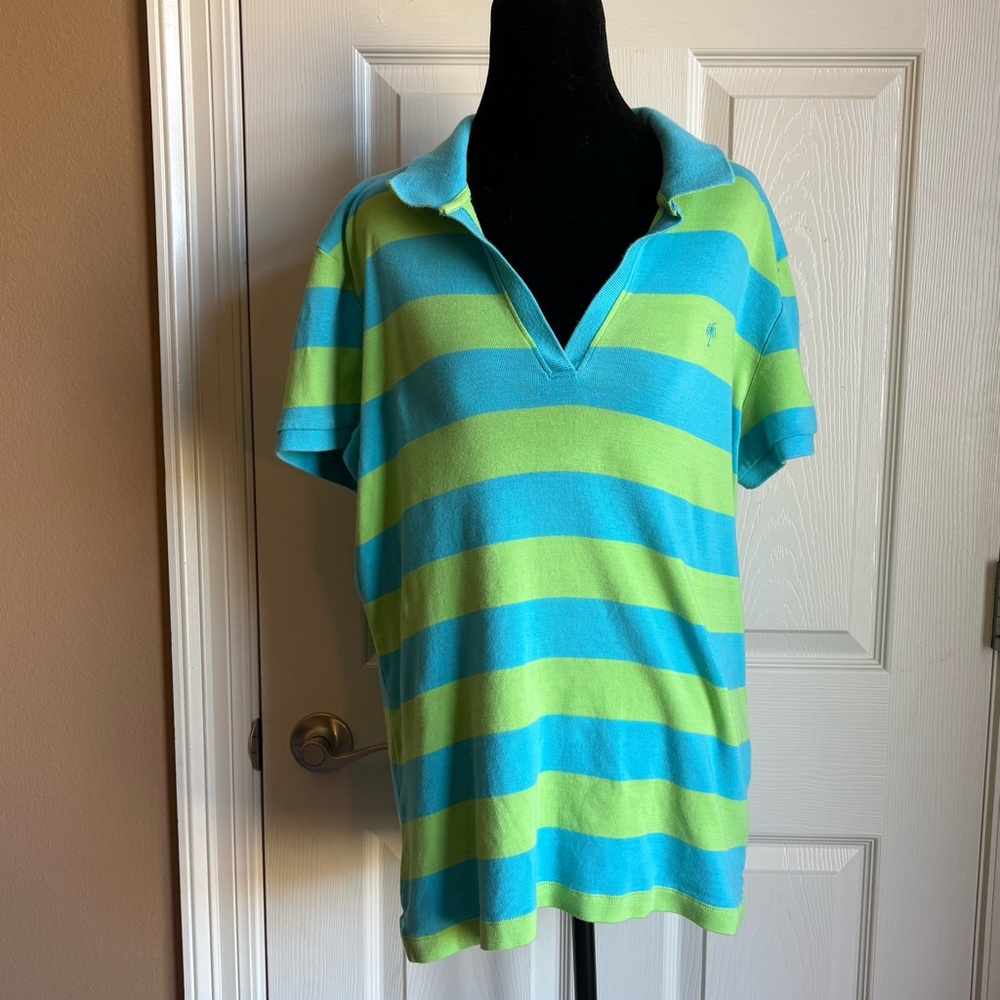 LILLY PULITZER Striped Polo